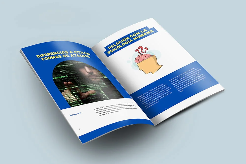 Segunda presentación de la revista con páginas abiertas